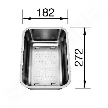 Blanco Accessoires - Bol Sona, inox 231178
