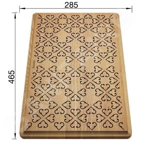 Blanco Accessoires - Planche à découper décoratif Faron, 285x465 mm, bois 237591