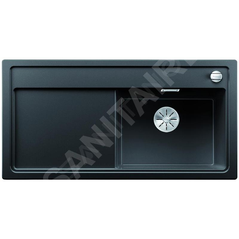 Blanco Zenar XL 6 - Évier en silgranit 1000x510 mm, avec commande de vidage, noir 526062