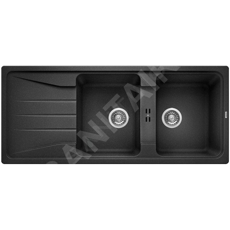 Blanco Sona 8 - Évier en silgranit 1160x500 mm, noir 525979