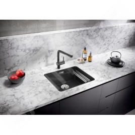 Blanco Etagon 500 - Évier en silgranit, 527x427 mm, avec rails, anthracite 526343