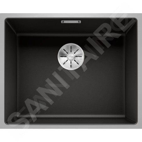 Blanco Subline 500 - Évier en silgranit, 543x443 mm, SteelFrame, noir 525997