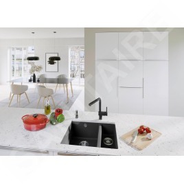Blanco Rotan 340/160 - Évier en silgranit, 555x460 mm, café 521351