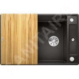 Blanco Axia III 45 - Évier en silgranit, 770x500 mm, avec accessoires, InFino, noir 525843