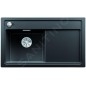Blanco Zenar 45 - Évier en silgranit, 848x498 mm, avec commande de vidage, noir 526040