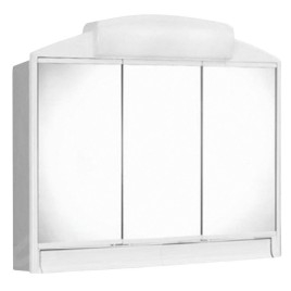 Aqualine Rano - Armoire de toilette 590x510x160 mm, blanc 541302