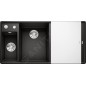 Blanco Axia III 6 - Évier en silgranit, 990x500 mm, avec commande de vidage et accessoires, noir 525852