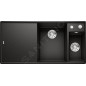 Blanco Axia III 6 - Évier en silgranit, 990x500 mm, avec commande de vidage et accessoires, noir 525854