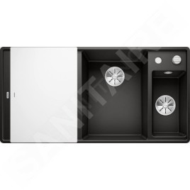 Blanco Axia III 6 - Évier en silgranit, 990x500 mm, avec commande de vidage et accessoires, noir 525854
