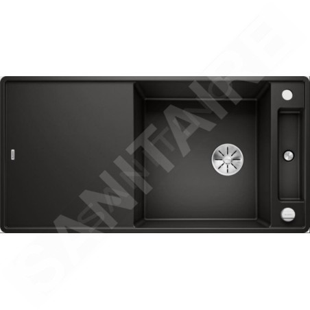 Blanco Axia III XL 6 - Évier en silgranit, 990x500 mm, avec commande de vidage et accessoires, noir 525860