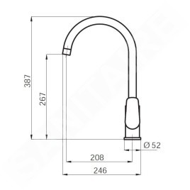 Novaservis Titania Pure - Mitigeur d’évier, chrome 90313,0