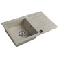 Sapho Éviers - Evier en granit, 780x440 mm, beige GR7202 Sapho Éviers - Evier en granit, 780x440 mm, beige GR7202