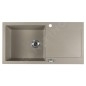Sapho Éviers - Évier en granite, 970x500 mm, beige GR1612 Sapho Éviers - Évier en granite, 970x500 mm, beige GR1612