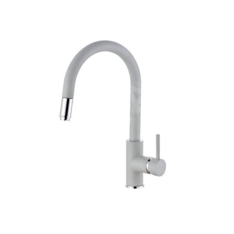 Alveus Delos - Mitigeur d'évier avec bec extractible, concrete 1129019
