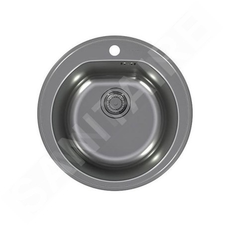 Alveus Form Monarch - Évier, diamètre 510 mm, anthracite 1078583