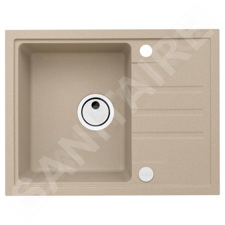 Alveus Intermezzo - Évier en granit 620x480 mm, beige 1117039