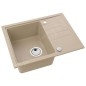 Alveus Intermezzo - Évier en granit 620x480 mm, beige 1117039