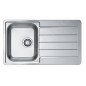 Alveus Line - Évier 860x500 mm, inox 1065560