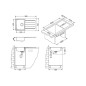 Alveus Line - Évier 860x500 mm, inox 1065560