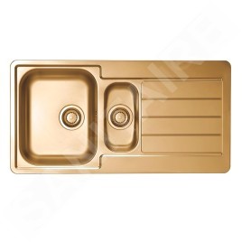 Alveus Line Monarch - Évier 980x500 mm, bronze 1103785