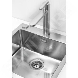 Alveus Pure - Évier 515x525 mm, avec commande de vidage, inox 1103609