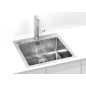 Alveus Pure - Évier 515x525 mm, avec commande de vidage, inox 1103609