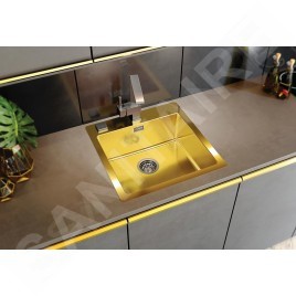 Alveus Pure Monarch - Évier 515x525 mm, gold 1106867