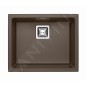 Alveus Quadrix granital - Évier en granit 560x460 mm, avec commande de vidage, chocolat 1108036