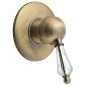 Sapho Kirké - Mitigeur encastré de douche, manette cristal, bronze KI41KB