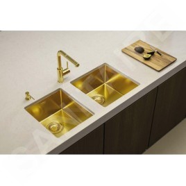 Alveus Quadrix Monarch - Évier 390x450 mm, gold 1103316