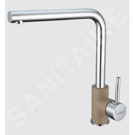Alveus Selma - Mitigeur dévier, beige / inox 1129042