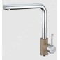 Alveus Selma - Mitigeur dévier, beige / inox 1129042