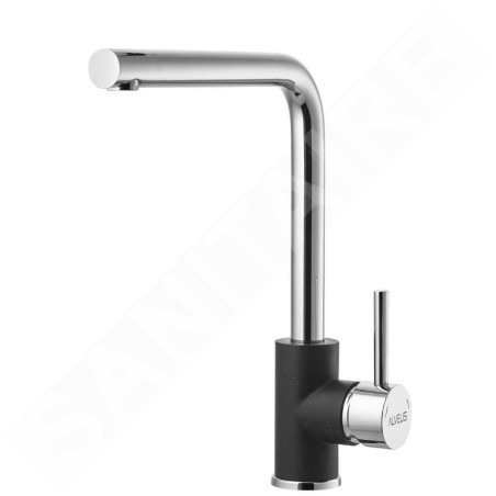 Alveus Selma - Mitigeur d'évier, carbone / inox 1129043
