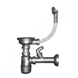 Novaservis Siphons - Siphon d'évier avec trop-plein NSP51