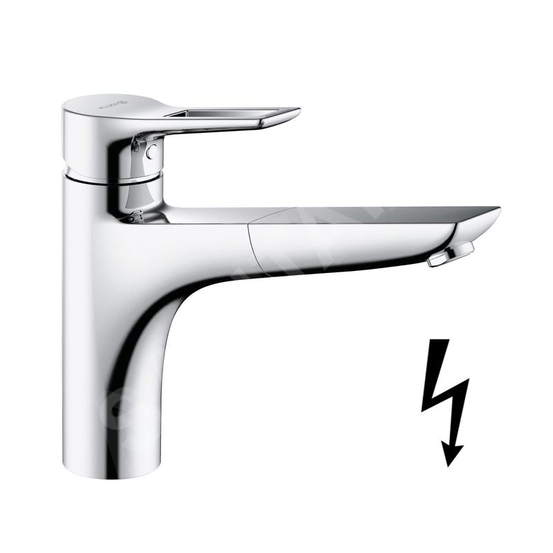 Kludi Mix - Mitigeur d'évier avec bec extractible, chrome 329440562