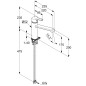 Kludi M2 - Mitigeur d'évier, chrome 595740575
