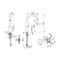 Hansa Designo - Mitigeur d’évier à raccordement multiple, commande électronique, chrome 51382283
