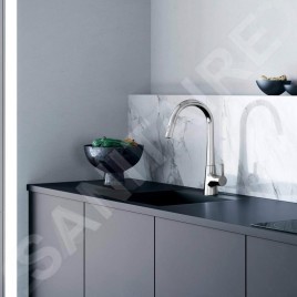 Hansa Designo - Mitigeur d’évier avec douchette extractible, chrome 51362283