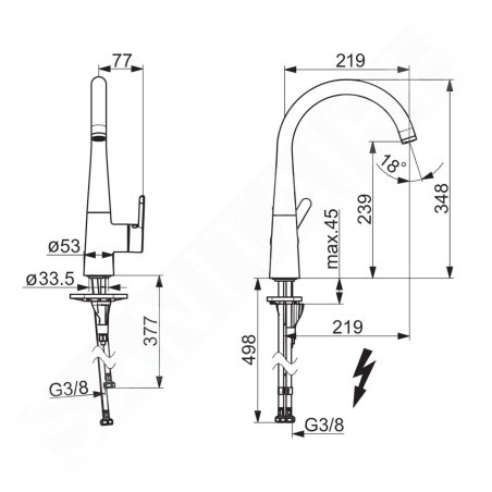 Hansa Designo - Mitigeur d’évier, chrome 51021183