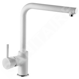 Sapho Robinetterie - Mitigeur d'évier Inova, blanc mat RH125W