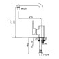 Sapho Robinetterie - Mitigeur d'évier Inova, blanc mat RH125W