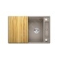 Blanco Axia III 45 - Évier en silgranite, 780x510 mm, avec accessoires, InFino, tartufo 523180