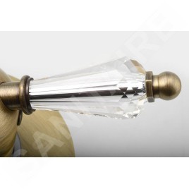 Sapho Kirké - Mitigeur encastré de douche, manette cristal, bronze KI41KB