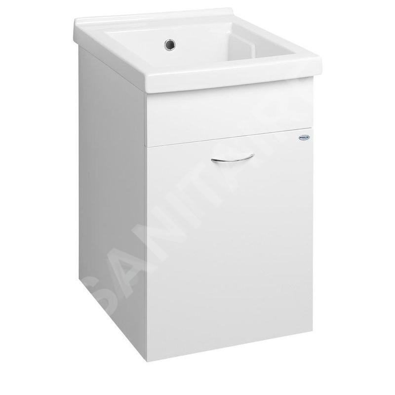 Aqualine Keramia Fresh - Meuble sous évier 430x700x478 mm, blanc 57034 Aqualine Keramia Fresh - Meuble sous évier 430x700x478 mm, blanc 57034