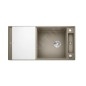 Blanco Axia III XL 6 - Évier en silgranite, 1000x510 mm, avec accessoires, InFino, tartufo 523517