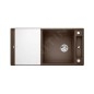 Blanco Axia III XL 6 - Évier en silgranite, 1000x510 mm, avec accessoires, InFino, café 523519
