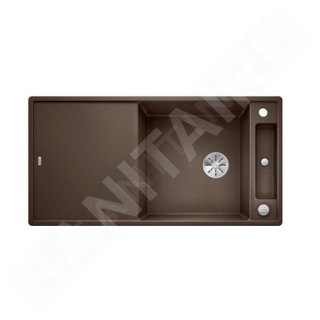 Blanco Axia III XL 6 - Évier en silgranite, 1000x510 mm, avec accessoires, InFino, café 523509