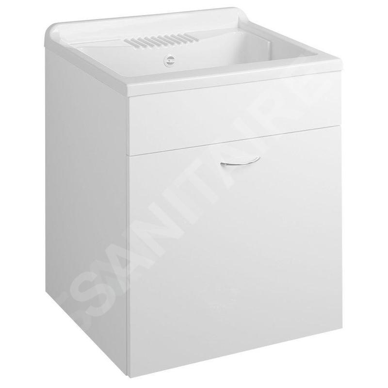 Aqualine Keramia Fresh - Meuble lavabo, 595x700x494 mm, blanc 57035 Aqualine Keramia Fresh - Meuble lavabo, 595x700x494 mm, blanc 57035