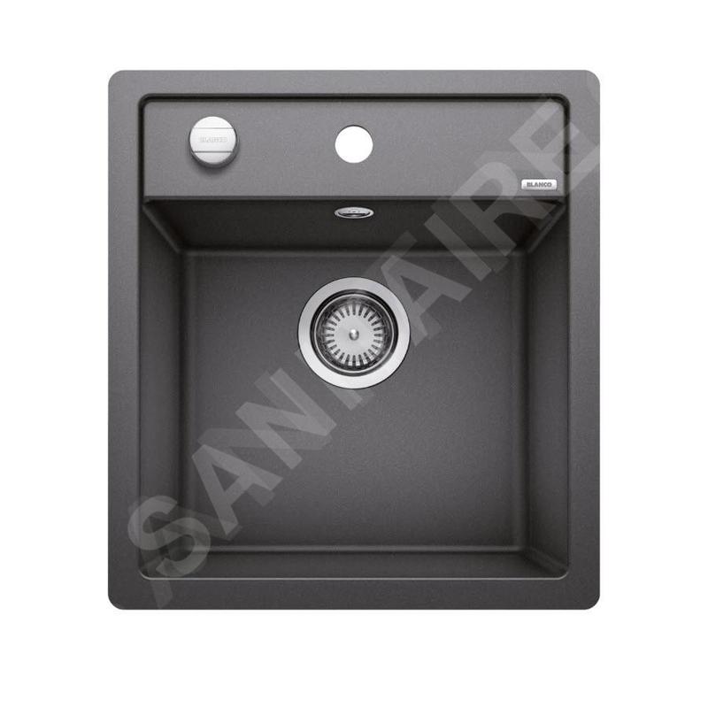 Blanco Dalago 45 - Évier en silgranite, 455x500 mm, avec commande de vidage, anthracite 517166