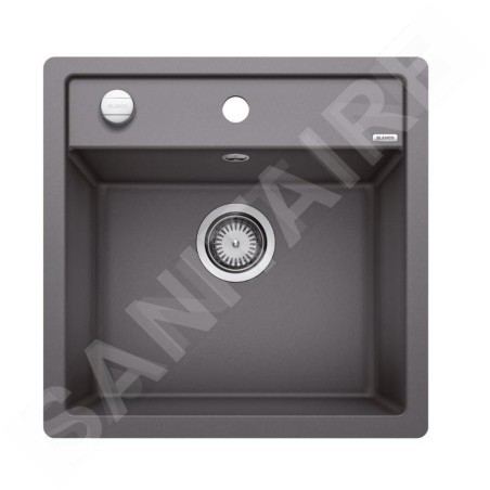 Blanco Dalago 5 - Évier en silgranite, 505x500 mm, avec commande de vidage, gris rocher 518849